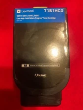 Lexmark 71B1HC0 High Yield Cyan Laser Toner - 3500 Page Yield Open Box $7 ship