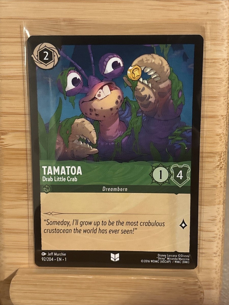 Disney Lorcana The First Chapter - Tamatoa - 92/204 - Non Foil | eBay