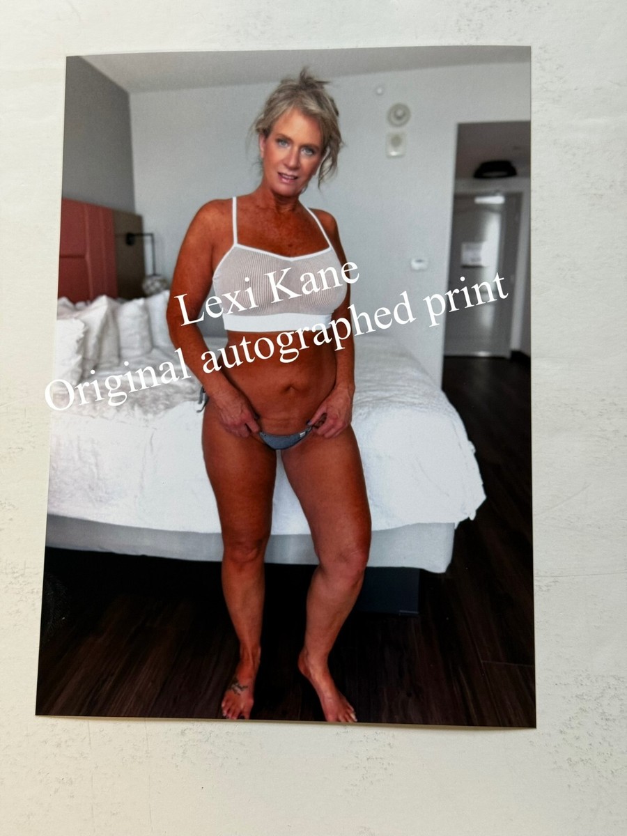 5x7 PHOTO photograph print, Autographed 59 YO Lexi Kane sheer bikini IG  model | eBay