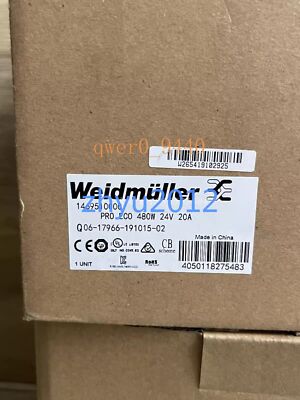 1PC Weidmuller PRO ECO 480W 24V 20A 1469510000 Power Supply