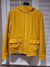 Ladies Marks & Spencer Fishermans Style Rainjacket- Yellow - Size10