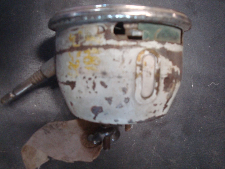 1930's Chevrolet Rat Rod Speedometer 80mph AC Spark Plug Flint Mich Buick 1930 - Image 4 of 4