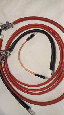 Batteriekabelbaum Opel ADMIRAL 2,8L 6 Zyl Neuanfertigung Kupfer Plus und Minus !
