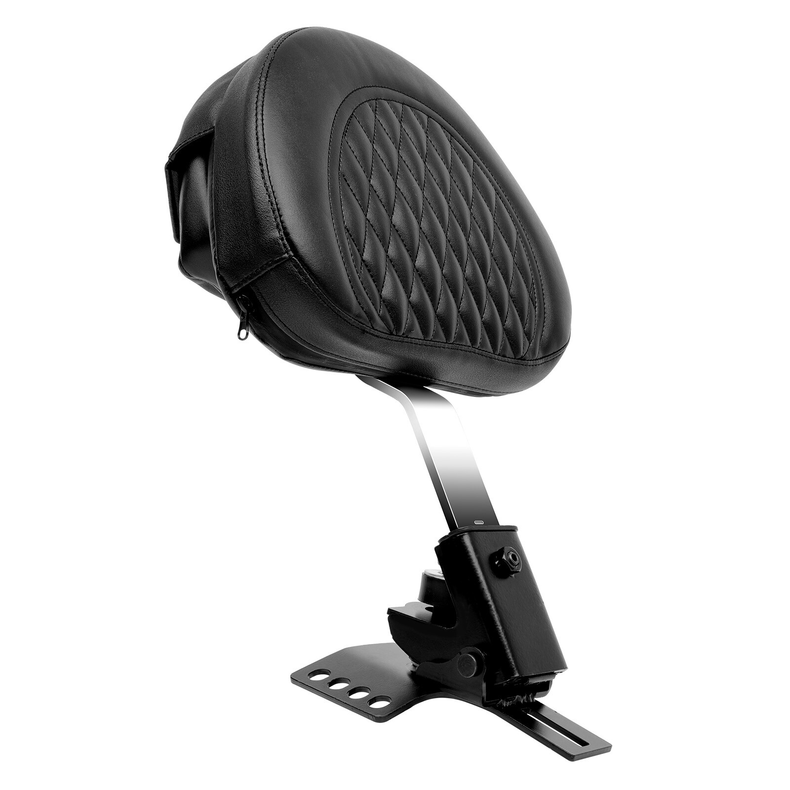 Harley Rider Pad Adjustable Plug-in Driver Rider Backrest Pad For Harley Road King Glide ...