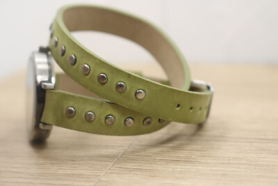 Tokyo Bay Green Studded Wrap Around Ladies Watch New Battery  display picture 3