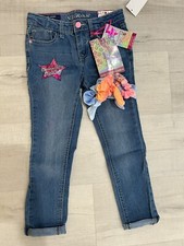 NWT Vigoss The Jagger Little Girls Skinny Jeans Sz 8 W/Hair Ties