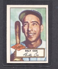 1952 Topps Reprints (1983) #232 Billy Cox (Dodgers)  Nm/Mt  (Flat Rate)