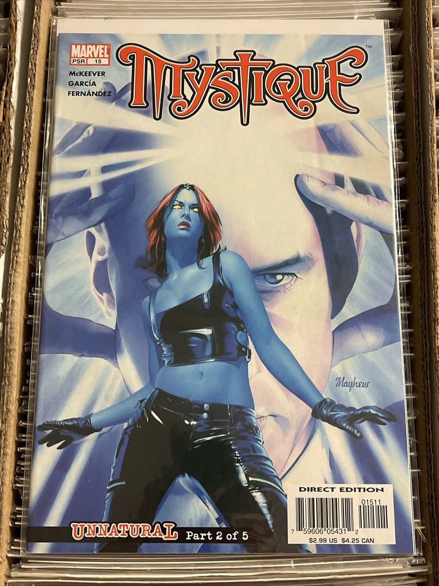 MYSTIQUE #15 MIKE MAYHEW GUN COVER 2004 uncanny x-men marvel