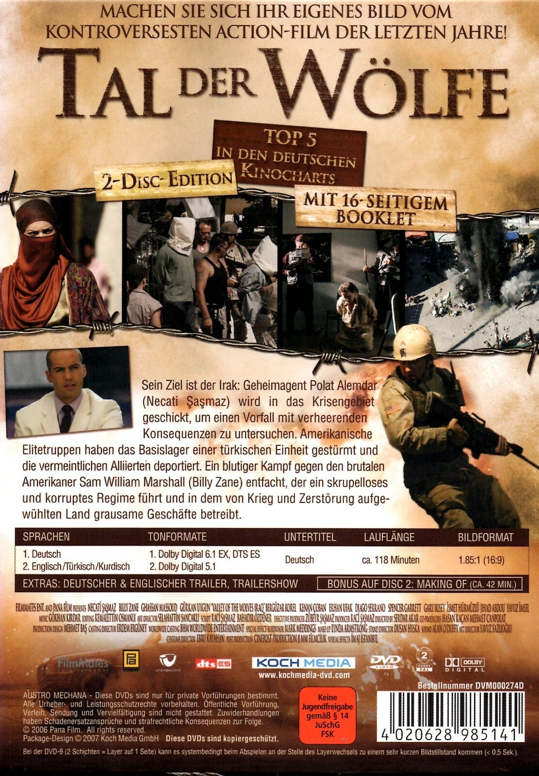 TAL DER W LFE Irak USA DVD Mit Booklet Deutsch Englisch T rkisch tal-der-w-lfe-irak-usa-dvd-mit-booklet-deutsch-englisch-t-rkisch