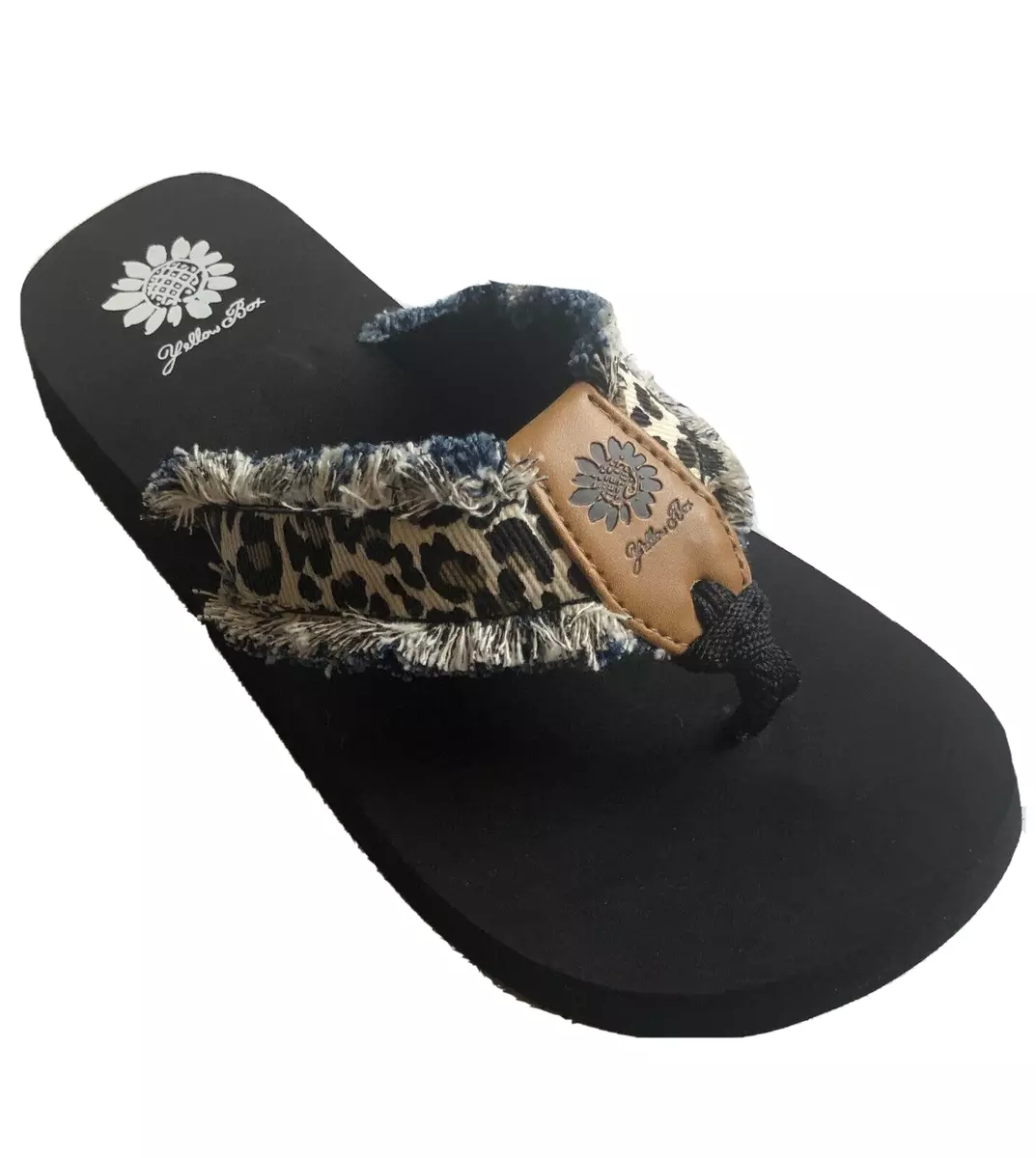 Yellow box fayth flip flops hot sale
