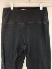 victorias secret pink Black Leggings Size XS 804 