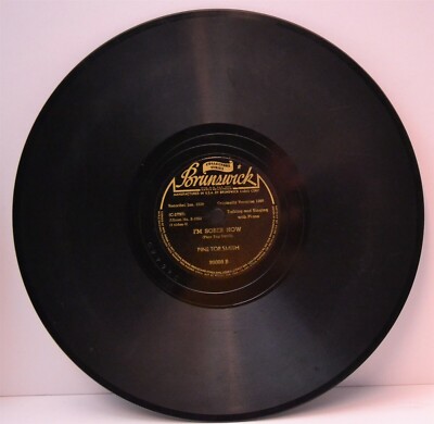 R&B BLUES 78 Pine Top Smith Brunswick 80009 I m Sober Now 