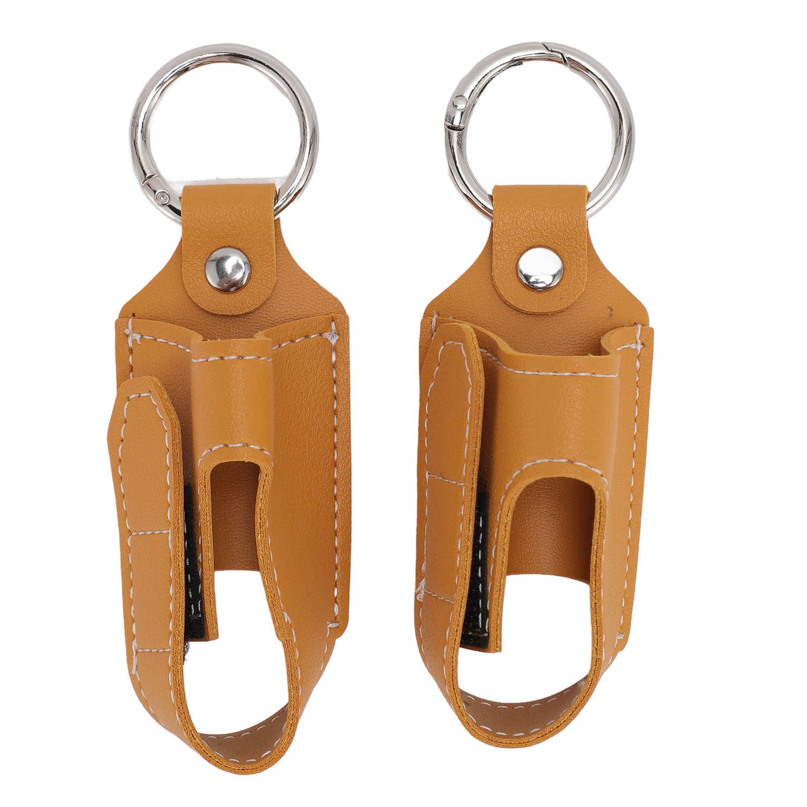 2pcs Inhaler Carrying Holder Clasp Closure Safety Carabiner Clip PU