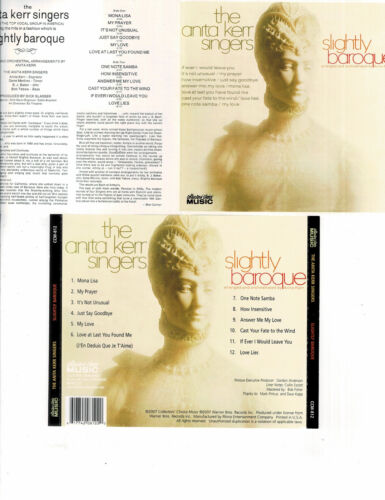 ANITA KERR SINGERS - SLIGHTLY BAROQUE (CD 2007)   **12 TRACKS** - Afbeelding 1 van 1