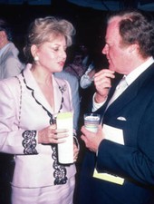 Barbara Walters and Roone Arledge attend Broadway Salutes 1983 OLD PHOTO 1