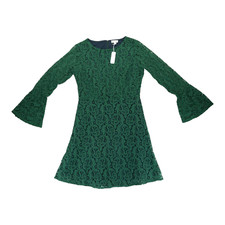 NWT 35 Women's Dress Emerald Green Lace Cocktail Dress Size Medium
