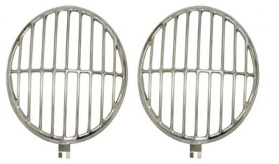 Empi Stainless Steel Headlight Stone Guards for VW Bug / Beetle 1950-1966 Pair