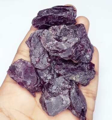 Grenat Rouge Naturel Brut 26,72 Carats - Inde - Certifié GIL - Pierre Précieuse Non Traitée