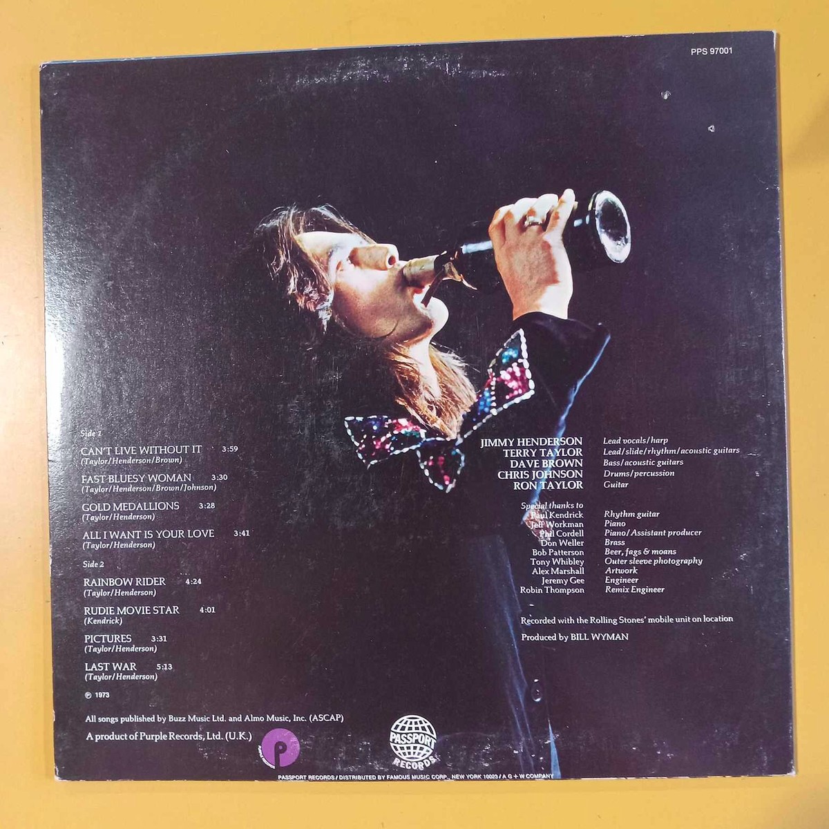 Tucky Buzzard - Allright On The Night (Passport) 12