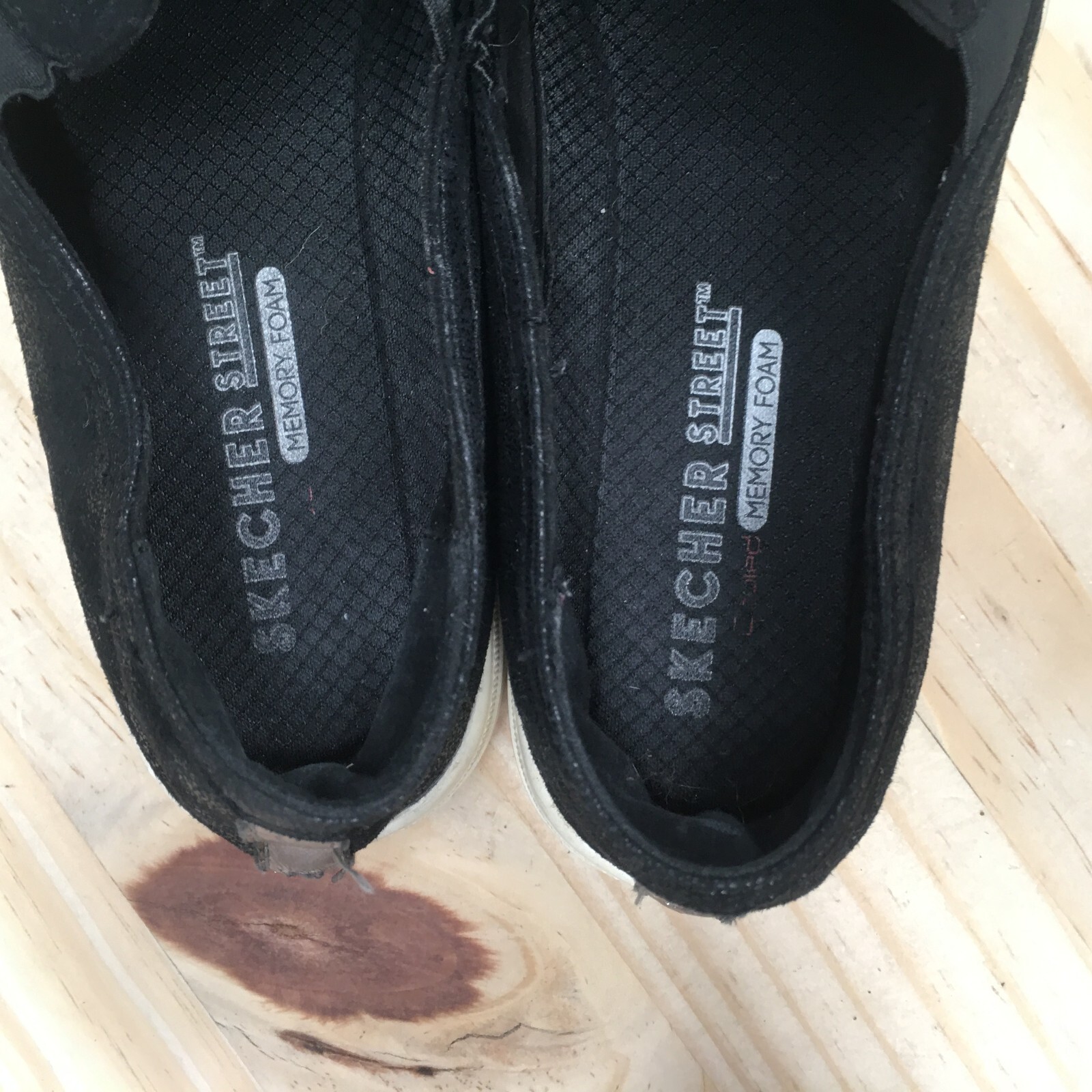 Skechers Shoes Womens Double Up Shiny Dancer Slip On Black