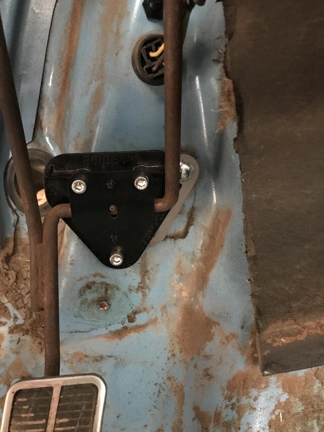 6772 Chevy C10 Throttle Cable Adapter Bracket **LS Swap** Gas Pedal