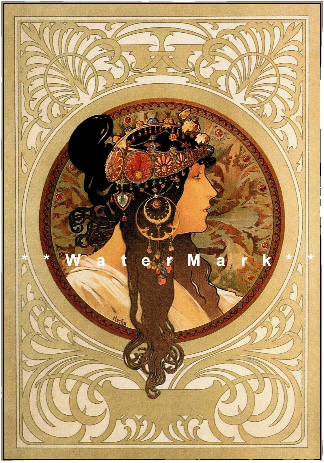 Art Nouveau Women Art Posters