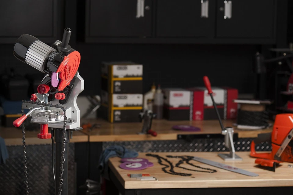 Afilador de motosierra de banco de cadena para sierra Oregon (510A) 410-120 Foto 2 de 3