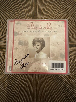 BRENDA LEE Rockin' Around The Christmas Tree - SIGNED AUTOGRAPHED CD