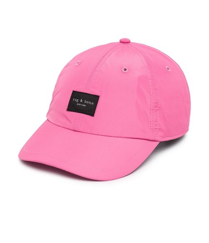 Rag & Bone Addison Baseball Cap In Pink OS - Picture 1 of 8