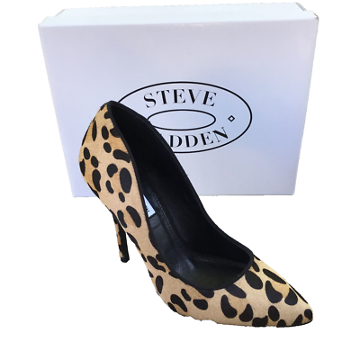 Steve Madden Leopard High Heel Gallery Shoes Size 8.5 Women  display picture 3