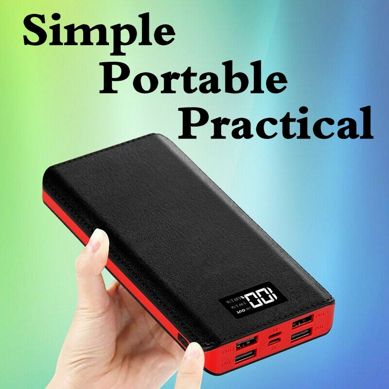 9000000mAh Power Bank 4USB Charger Battery Pack for Heated Vest Jacket