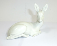 Prof. Theotor Kärner Rosenthal 1942 Cerf Figurine En Porcelaine