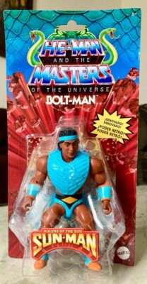 Bolt-Man Origins Mattel International Edition Masters of the Universe MOTU