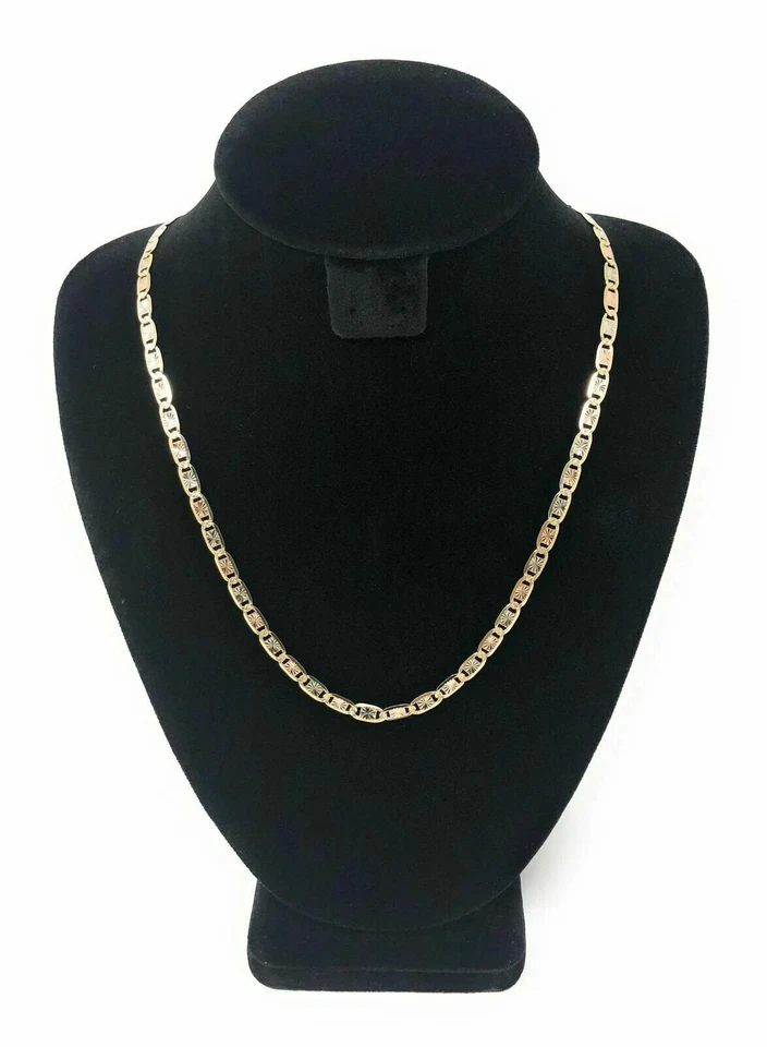 Cadena Valentino Estrella Tricolor Oro 14k Cadena Foto 3 de 4