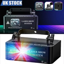 3D Animation DMX RGB 500mW Laser Beam Scanner Projector Lamp Disco Stage Light