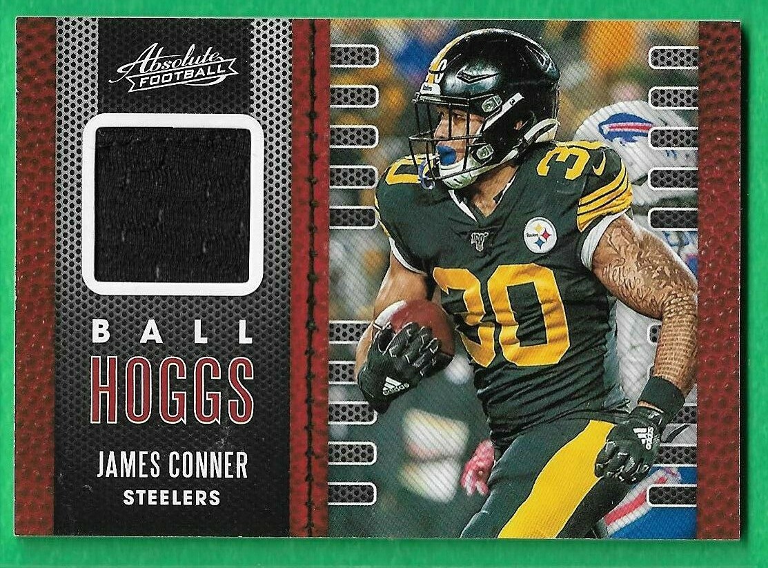 JAMES CONNER 2020 Absolute Ball Hoggs Materials #6 Jersey PITTSBURGH STEELERS