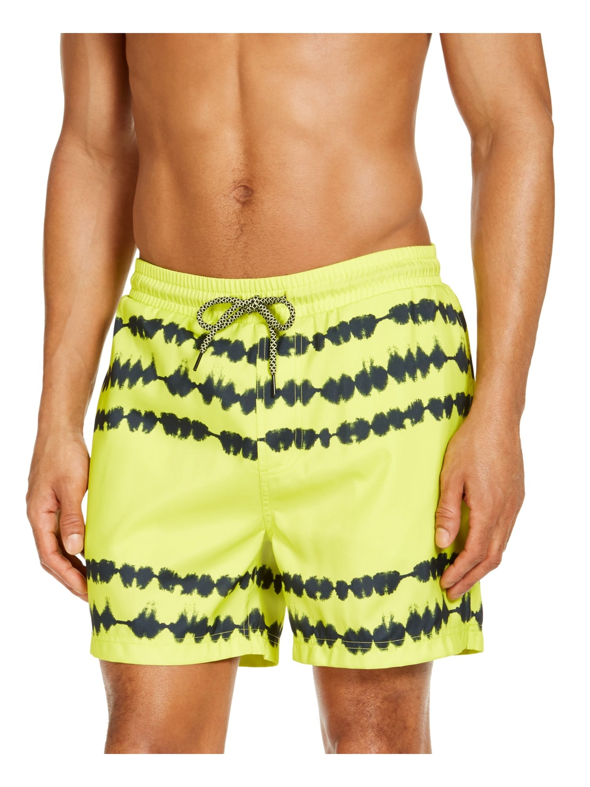 INC Мужские зеленые шорты тай-дай с подкладкой на шнурке XXL 1290₽