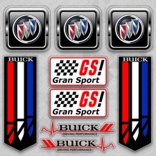 Buick Perofrmance Gs Gran Sport Car Medal Logo Sticker Vinyl 3d Decal Decorate