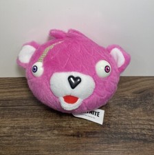 Fortnite Cuddle Team Leader 6" Pink Head Plush Epic Games Hard Eyes