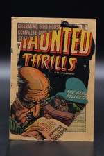 Haunted Thrills (1952) #15 Stories Complete Pieces Off Front & Back Cover Poor