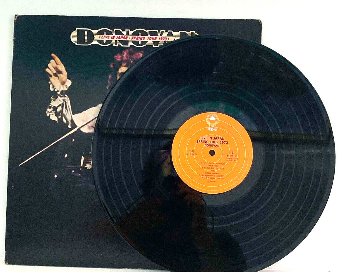ドノヴァン ライヴ・イン・ジャパン・1973 LP Donovan - Live In Japan: Spring Tour 1973 - JAPAN Vinyl