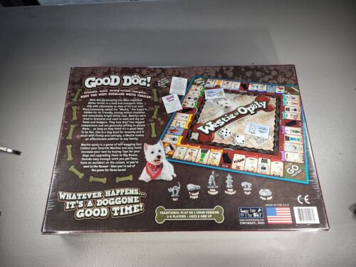 Nuevo Late For The Sky Westie-opoly, Edades 8+ | 2-6 jugadores. West Highland Terrier - Imagen 4 de 4