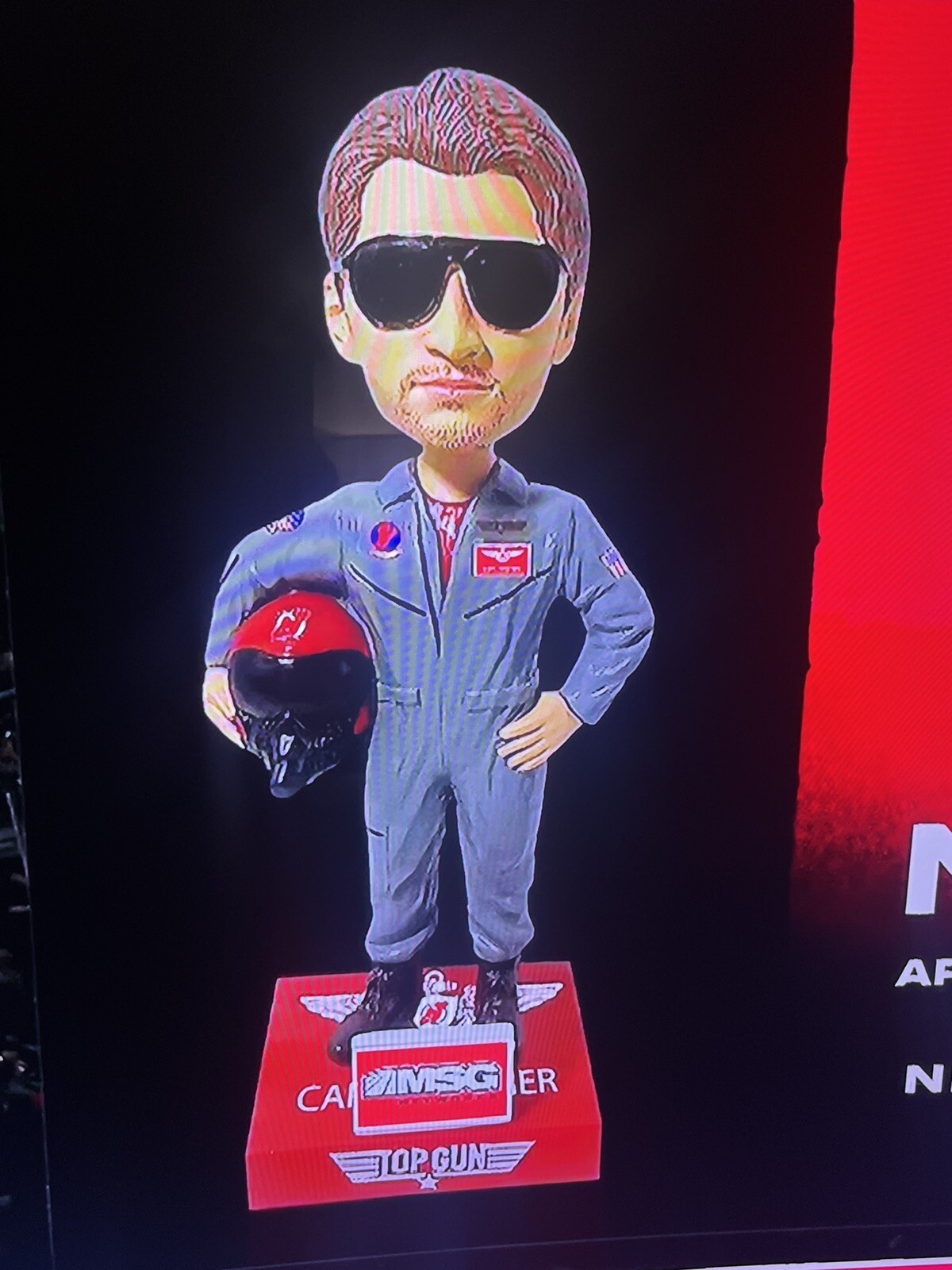 New Jersey Devils Top Gun Bobblehead SGA 4/23/22 NHL HOCKEY eBay