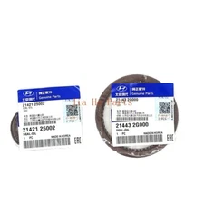 2X GENUINE Engine Crankshaft Seal For Hyundai KIA 2.0 2.4L 214432G000 2142125002