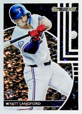 2024 TOPPS UPDATE BLACK GOLD BG-10 WYATT LANGFORD TEXAS RANGERS