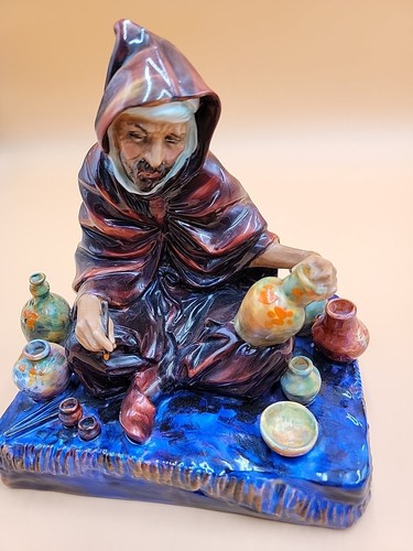 Royal Doulton The Potter Figurine Designer Renown Charles Noke Vintage Rare 1947 - Picture 8 of 17