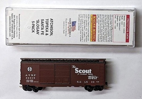 MTL Micro-Trains 02352370 Santa Fe ATSF 64315 "Scout" FE26 40 pies vagón de carga | Zustand: New