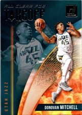 2018-19 Donruss Basketball All Clear for Takeoff #12 Donovan Mitchell  Utah Jazz