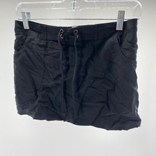 Kona Sol Women's Black Supplex High Coverage Swim Skirt Size Small  NWT 