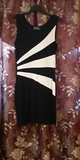 King Collection Black and White Mini Dress size M